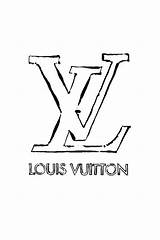 Vuitton Logos Louie sketch template