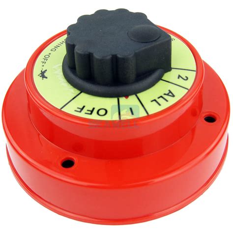 dual marine battery selector safety shut  switch      position ebay