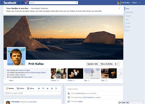 enable facebook timeline   atdreamgrow