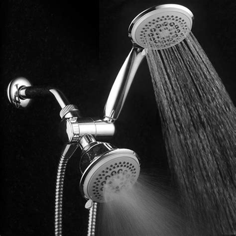 Dreamspa Chrome 36 Spray Shower Head And Handheld Shower Combo At