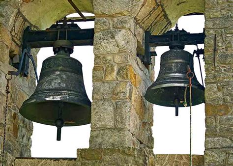 church bells ring  noon  europe    bells toll
