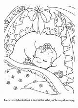 Locks Lovely Lady Coloring Book Begining Edited Printing sketch template