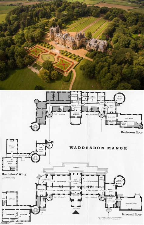 waddesdon manor england castle house plans mansion floor plan castle floor plan