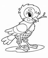 Coloring Pages Sparrow Animals Bullfinch Chameleon Puppy Girl sketch template