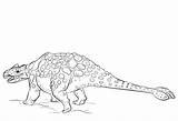 Ankylosaurus Dinosaur Coloring Pages Draw Drawing Printable Supercoloring Sketch sketch template