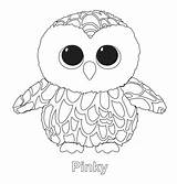 Beanie Coloring Boo Pages Ty Boos Printable Mario Pinky Para Owl Penguin Print Colouring Baby Babies Party Drawing Birthday Colorir sketch template