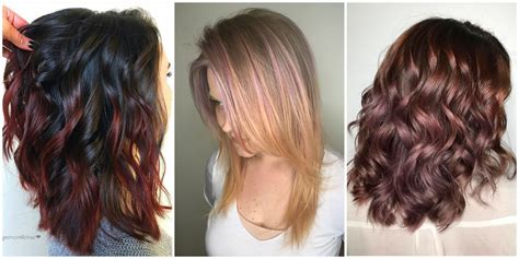 15 Subtle Hair Color Ideas 15 Ways To Add A Pretty Touch Of Color To