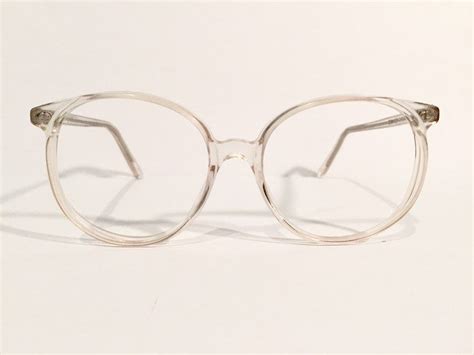 clear eyeglasses round glasses frames vintage eyeglasses oversize