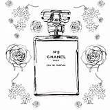 Chanel Perfume Illustration Coco Coloring Illustrations Natasha Thompson Pages Sketch N5 Fashion Bottle Sketchite Template Drawing Sketches Book Symbols Choose sketch template