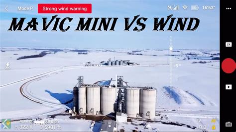 mavic mini  wind youtube