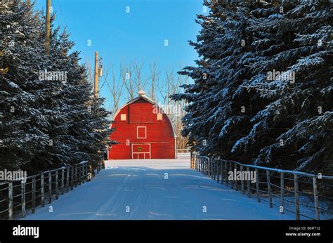 red barn  stock photo alamy