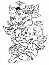 Coloring Land Before Time Pages Cera Printable Colouring Foot Little Dinosaurs Template sketch template