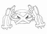 Metagross Pokemon Kleurplaat Template sketch template