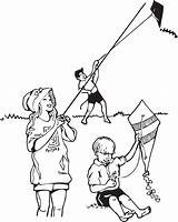 Kite Kites Clipartmag sketch template