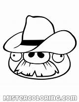 Birds Mustache Cowboy Pigs sketch template