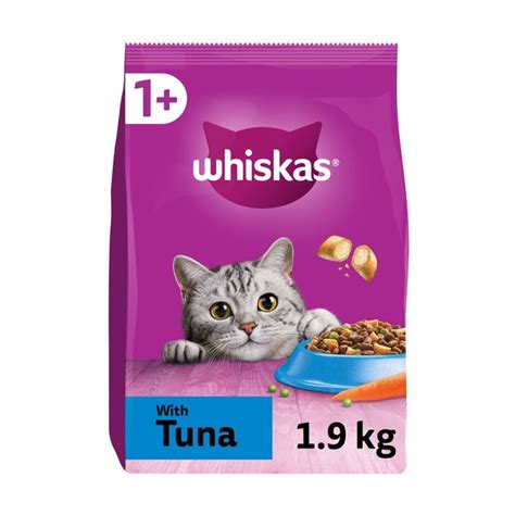 Whiskas Adult Complete Dry Cat Food Biscuits Tuna 2kg Ocado