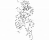 Broly Coloring Pages Dbz Saiya Face Another sketch template