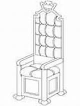 Coloring Throne Chair Pages Royalty Ws sketch template