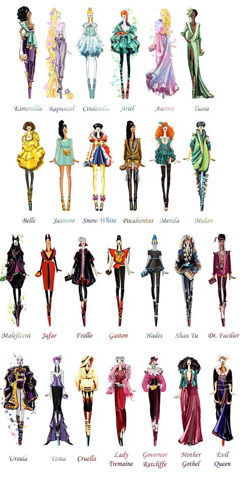 favorite disney characters   high fashion makeover thefashionspot
