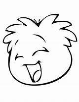 Laughing Pages Coloring Clipart Cartoon Puffle Library sketch template