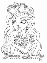 Ever After High Briar Beauty Coloring Pages Fun Kids Disney Drawings Drawing sketch template