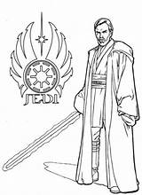 Wan Kenobi sketch template
