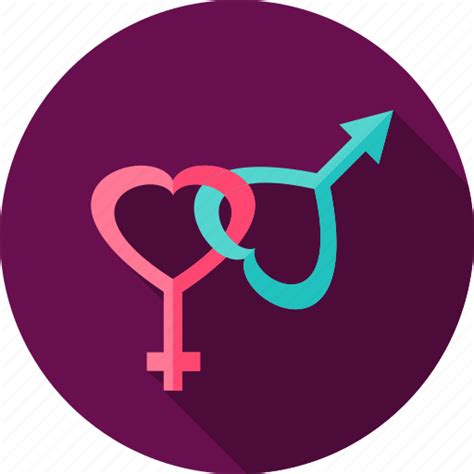 arrow gender heart love sex icon