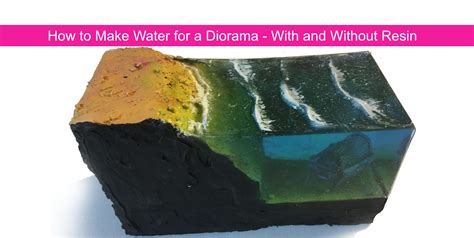 water   diorama    resin
