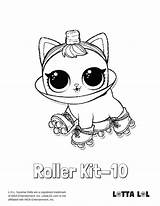Lol Coloring Pages Roller Surprise Color Pet Unicorn Dolls Kit Pets Colouring Baby Choose Board Lotta sketch template