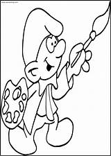 Smurf Wecoloringpage sketch template
