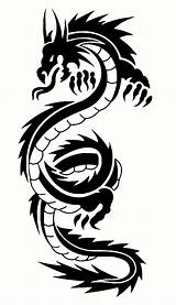 Dragon Chinese Tattoo Designs Tattoos Drawing Clipart Tribal Dragons Graphics Red Back Small Drawings Clip Stencil Graphic Chines Cliparts Japanese sketch template