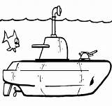 Submarino Submarinos Submarine sketch template