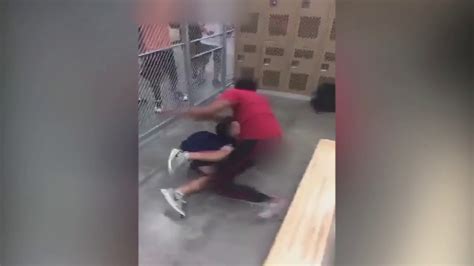 high school locker room fight in atlanta caught on camera
