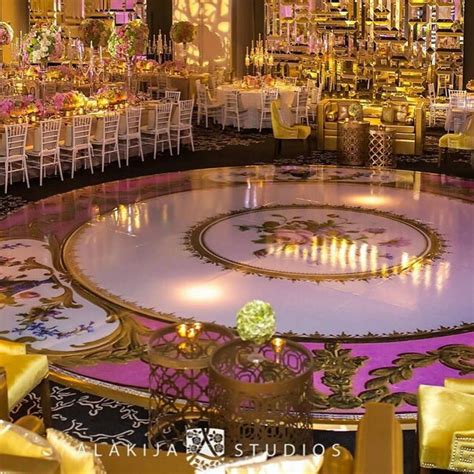 5 Printed Dance Floors That Totally Upped The Wedding Game