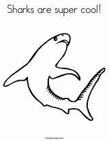 Coloring Sharks Shark Pages Cool Worksheet Super Thresher Drawing Sheet Fish Teeth Goblin Noodle Line Twisty Swim Who Book Clipart sketch template