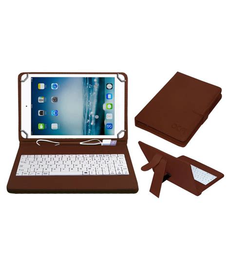 apple ipad mini keyboard cover  acm brown cases covers