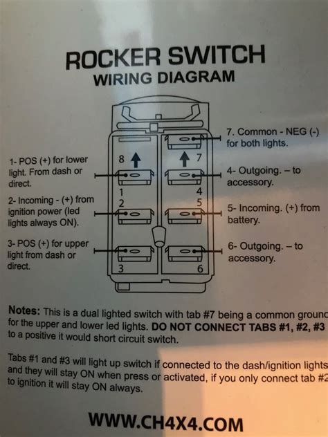 pin winch rocker switch wiring diagram natureal