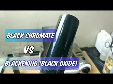 beda blackening black oxide  black chromate  difference  blackening  black