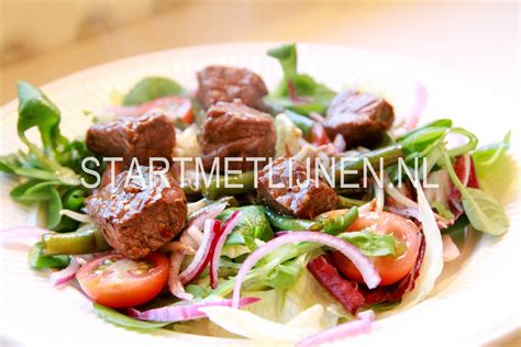 biefstuk bali salade startmetlijnennl  van  startmetlijnennl