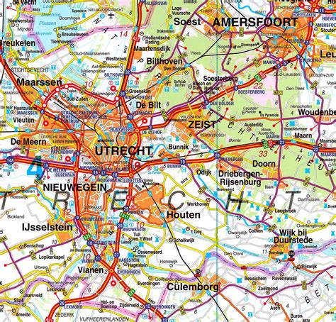 koop landkaart nederland falk  met weekplanning met plaatsnamenregister voordelig