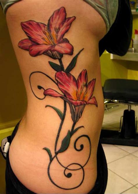 flower tattoos on side archives chopper tattoo website designchopper