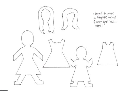 bridesmaid requests paper doll chain paper dolls bridesmaid