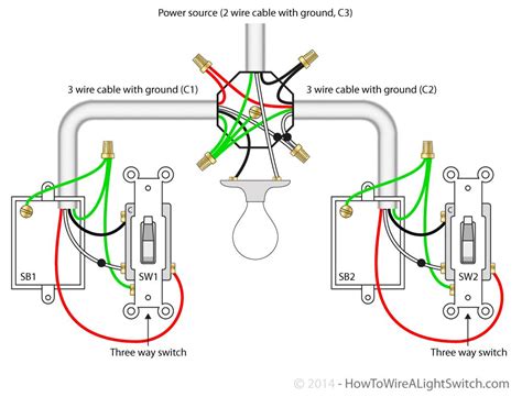 wiring schematic    light switch  pin trailer plug amperage