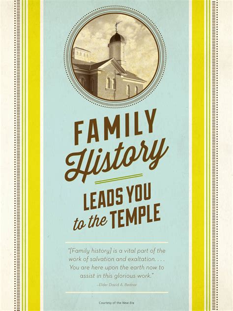 lds quotes  family history quotesgram