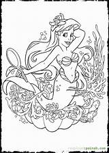 Coloring Mermaids sketch template