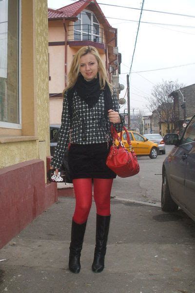 pin by fashion pages on red maroon nylons board zara boots red tights nine west purses