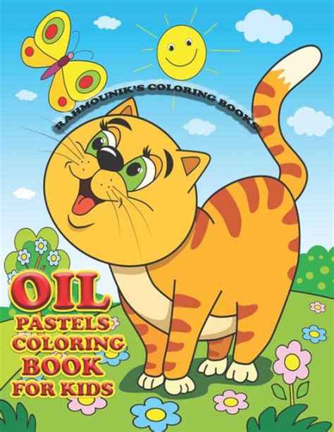 oil pastels coloring book oil pastels animals coloring book  kids