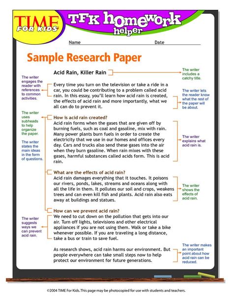 research report template  grade  professional templates book