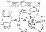 Uglydolls Ugly Moxy Bubakids Wordgirl Uglydoll Coloringsheet Yoda Chipettes Pinky sketch template