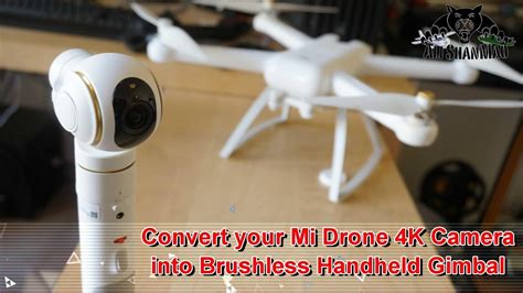 fimi xbh xiaomi mi drone  rc quadcopter brushless handheld gimbal youtube